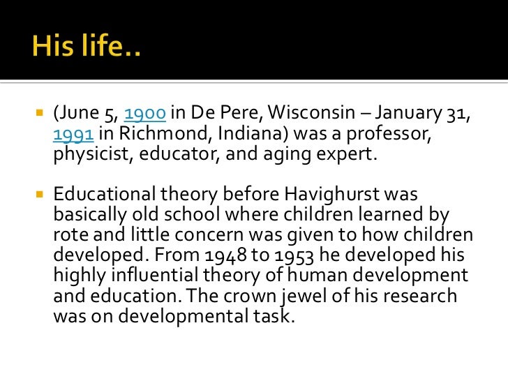 havighurst developmental tasks